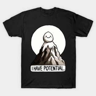 Physics Joke - I have Potential Rock Mountain T-Shirt